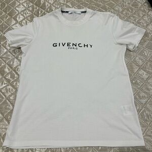 Givenchy Men’s White Logo T-shirt